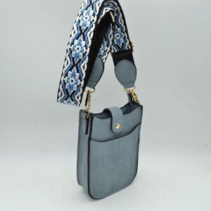 Fold-over Closure Cellphone Crossbody Handbag